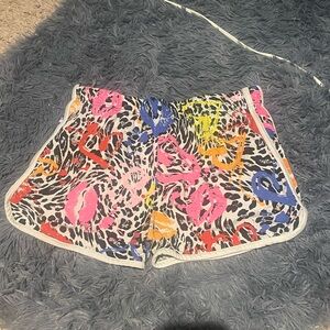 Vibrant High Waist Women's Pajama Shorts